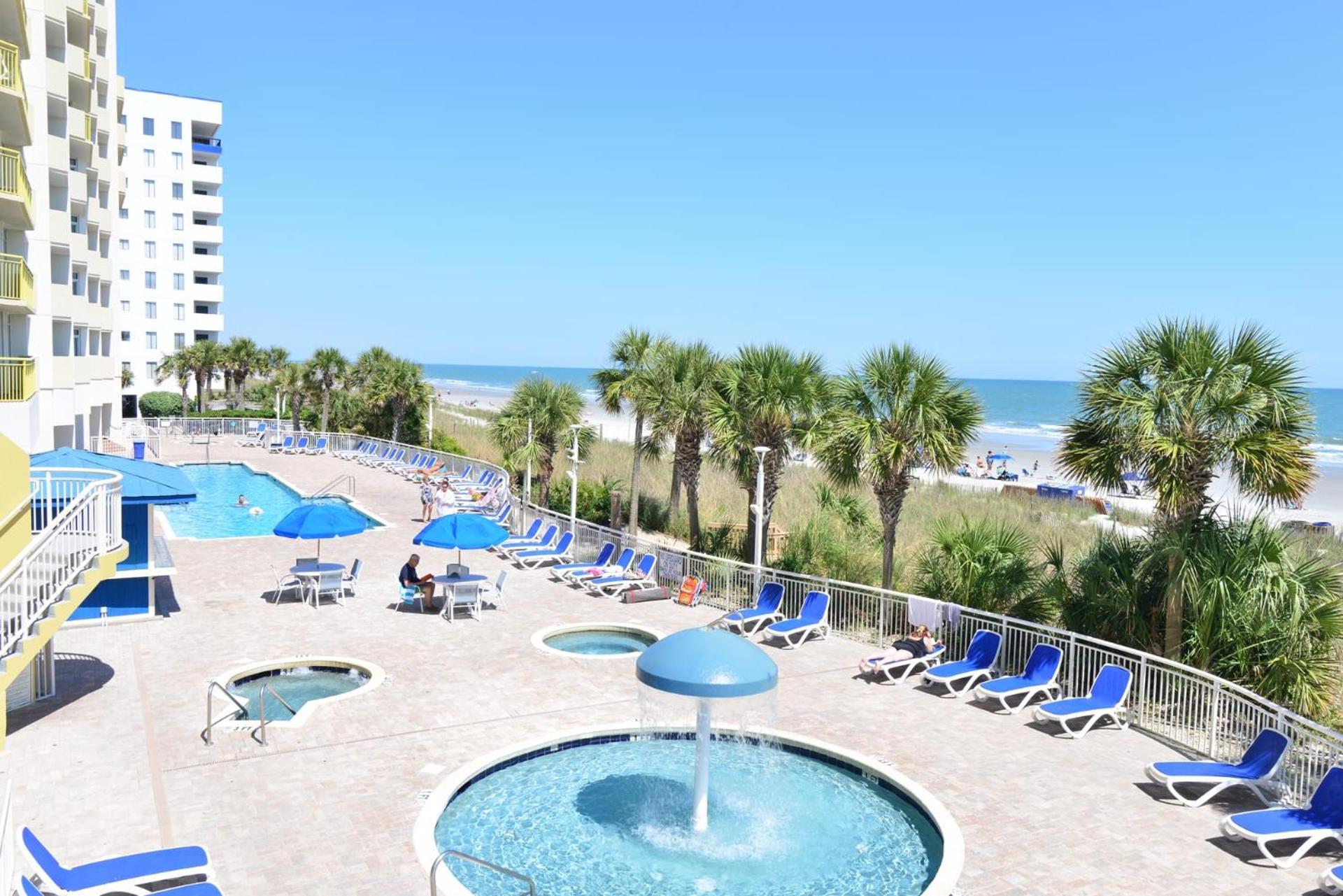 Oceanfront Top Location Modern Resort Lazy River Huge Pool Oasis Миртл-Бич Экстерьер фото