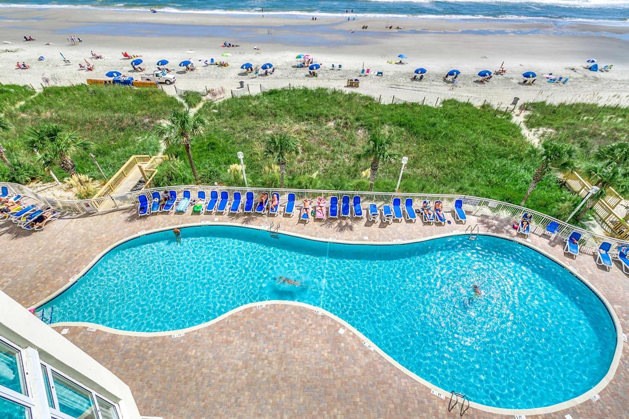 Oceanfront Top Location Modern Resort Lazy River Huge Pool Oasis Миртл-Бич Экстерьер фото